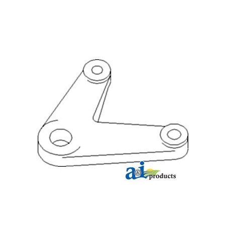 A & I Products Lever, Center Transmission Shift 4" x4" x0.2" A-388196R1